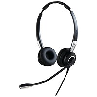 Jabra BIZ 2400 II QD Duo NC Headset (PeakStop technology keeps sounds levels safe) 2409-820-204