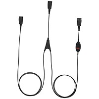 Jabra Supervisor Quick Disconnect (QD) Cord with Supervisor Mute Functionality 8800-02-01