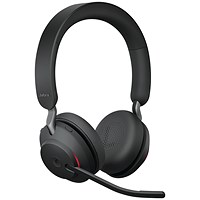 Jabra Evolve2 65 380a MS Stereo Headset Black 706487020073