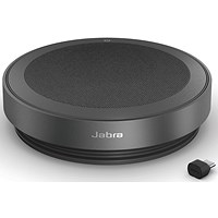 Jabra Speak2 75 Wireless Speakerphone, Bluetooth, USB-C USB-A, Jabra Link 380c Adapter, UC