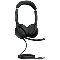 Jabra Evolve2 50 USB A MS Stereo Headset, Pack of 18