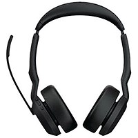 Jabra Evolve2 55 UC Stereo Headset USB-C with Charging Stand 25599-989-889