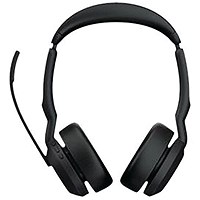 Jabra Evolve2 55 Stereo On-ear Headset USB-A Bluetooth ANC UC Black 25599-989-999 Jabra Evolve2 55 Stereo On-ear Headset USB-A Bluetooth ANC UC Black 25599-989-999