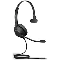 Jabra Evolve2 30 SE Monaural Wired Headset, USB-C, MS Version Jabra Evolve2 30 SE Monaural Wired Headset, USB-C, MS Version