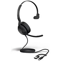Jabra Evolve2 50 USB C/A UC Mono Headset 25089-889-799 Jabra Evolve2 50 USB C/A UC Mono Headset 25089-889-799