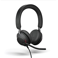 Jabra Evolve2 40 SE USB-C/A MS Stereo Headset 24189-999-799 Jabra Evolve2 40 SE USB-C/A MS Stereo Headset 24189-999-799