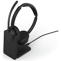Jabra Evolve3 45 UC 390 Headset USB-C Stereo wth C/Stand 34599-989-889