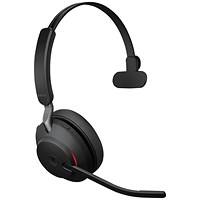 Jabra Evolve2 65 Microsoft Teams Mono Headset USB-A Black 26599-899-989 Jabra Evolve2 65 Microsoft Teams Mono Headset USB-A Black 26599-899-989