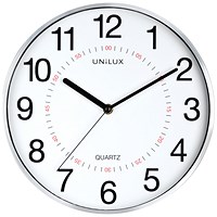 Unilux Aria Clock Metal Grey
