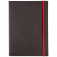 Black n' Red Soft Cover Business Journal, B5, Numbered Pages, 144 Pages