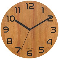 Unilux Palma Bamboo Wall Clock
