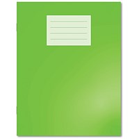 Hamelin Oxford Exercise Book 8mm Lined 80 Page 229x178mm Light Green (Pack of 100)