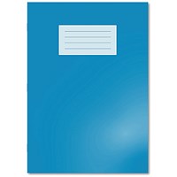 Hamelin Oxford Handwriting Book 4/16mm Lined 80 Page A4 Bright Blue (Pack of 50)