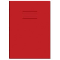 Hamelin Exercise Book 12mm Lined 64 Page A4 Red (Pack of 50)