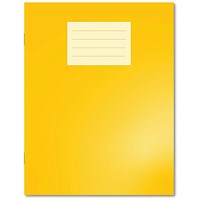 Hamelin Oxford Exercise Book 8mm Lined 80 Page 229x178mm Yellow (Pack of 100)