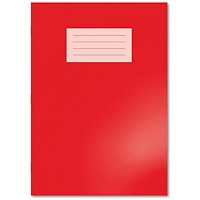 Hamelin Oxford Exercise Book 8mm Lined 80 Page A4 Red (Pack of 50)