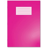 Hamelin Oxford Exercise Book 8mm Lined 80 Page A4 Pink (Pack of 50)