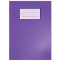 Hamelin Oxford Exercise Book 8mm Lined 80 Page A4 Purple (Pack of 50)