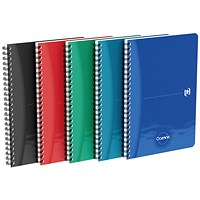 Oxford Oceanis Wirebound Notebook, A5, Ruled, 180 Pages, Assorted, Pack of 5