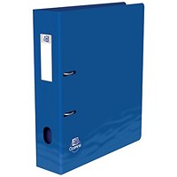 Oxford Oceanis A4 Lever Arch File, 70mm Spine, Plastic, Blue