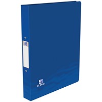 Oxford Oceanis A4+ Ring Binder, 2 O-Ring, 40mm Capacity, Blue Oxford Oceanis A4+ Ring Binder, 2 O-Ring, 40mm Capacity, Blue