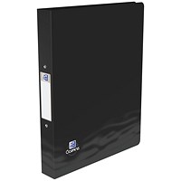 Oxford Oceanis A4+ Ring Binder, 2 O-Ring, 40mm Capacity, Black