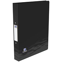 Oxford Oceanis A4+ Ring Binder, 2 O-Ring, 40mm Capacity, Black Oxford Oceanis A4+ Ring Binder, 2 O-Ring, 40mm Capacity, Black