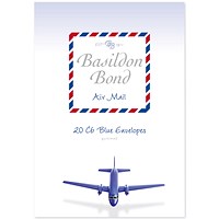 Basildon Bond Blue Airmail Envelope 114x162mm (Pack of 200)