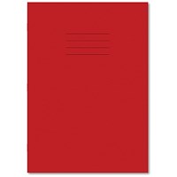 Hamelin Exercise Book 8mm Lined 80 Page A4 Red (Pack of 50)