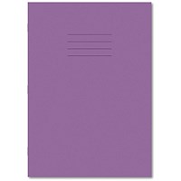 Hamelin Exercise Book 8mm Lined 80 Page A4 Purple (Pack of 50)