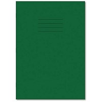 Hamelin Exercise Book 8mm Lined 80 Page A4 Dark Green (Pack of 50)