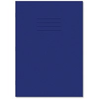 Hamelin Exercise Book 8mm Lined 80 Page A4 Dark Blue (Pack of 50)