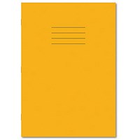 Hamelin Exercise Book 8mm Lined 64 Page A4 Yellow (Pack of 50)