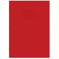 Hamelin Exercise Book 8mm Lined 64 Page A4 Red (Pack of 50)