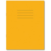 Hamelin Exercise Book 8mm Lined 80 Page 229x178mm Yellow (Pack of 100)