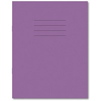 Hamelin Exercise Book 8mm Lined 80 Page 229x178mm Purple (Pack of 100)