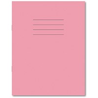 Hamelin Exercise Book 8mm Lined 80 Page 229x178mm Pink (Pack of 100)