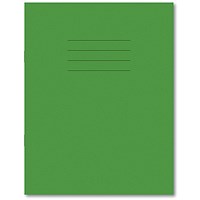 Hamelin Exercise Book 8mm Lined 80 Page 229x178mm Light Green (Pack of 100)