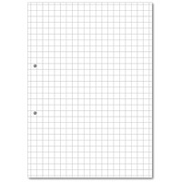 Hamelin Loose Leaf Paper 10mm Squared 1000 Page Punched 2 Hole A4 (Pack of 5)