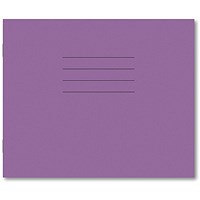 Hamelin Handwriting Book 4/16mm Lined 40 Page 165x200mm Purple (Pack of 100)