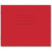 Hamelin Handwriting Book 6/21mm Lined 40 Page 165x200 Red (Pack of 100)