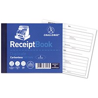 Challenge Receipt Duplicate Book, 100 Sets, 105x130mm, Pack of 5