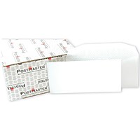 Postmaster DL Plain Envelope, Gummed, 90gsm, White (Pack of 500)