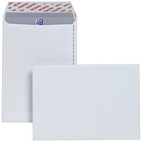 Plus Fabric C4 Pocket Envelopes, White, Peel and Seal, 120gsm, Pack of 250