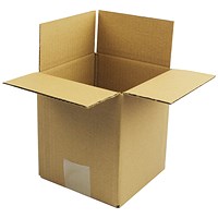 Single Wall Corrugated Dispatch Cartons, W152xD152xH178mm, Brown, Pack of 25