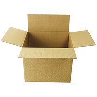 Single Wall Corrugated Dispatch Cartons, W305xD254xH254mm, Brown, Pack of 25