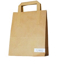 Paper Takeaway Bag Brown (250 Pack) BAG-SPIC01-A