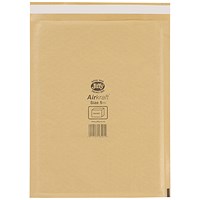 Jiffy Airkraft No.5 Bubble Bag Envelopes, 260x345mm, Gold, Pack of 50