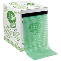 Jiffy Bubble Wrap Dispenser Box, Packing Wrap, Size 300mmx50m, Green