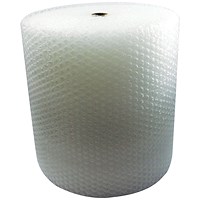 Jiffy Bubble Film Roll 750mmx45m Large Cell Clear BROE53957 Jiffy Bubble Film Roll 750mmx45m Large Cell Clear BROE53957